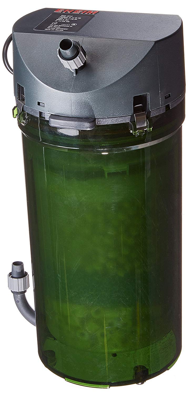 EHEIM Classic 2213 front view highlights robust build for reliable filtration.