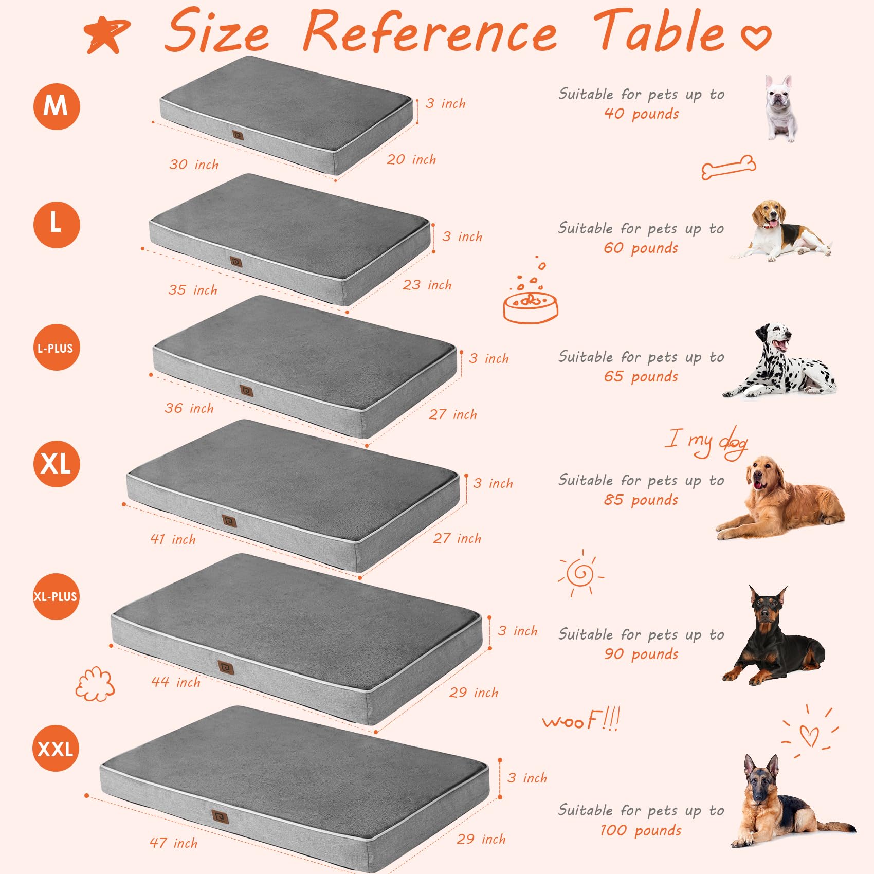 EHEYCIGA anti-slip bottom keeps bed secure on any floor