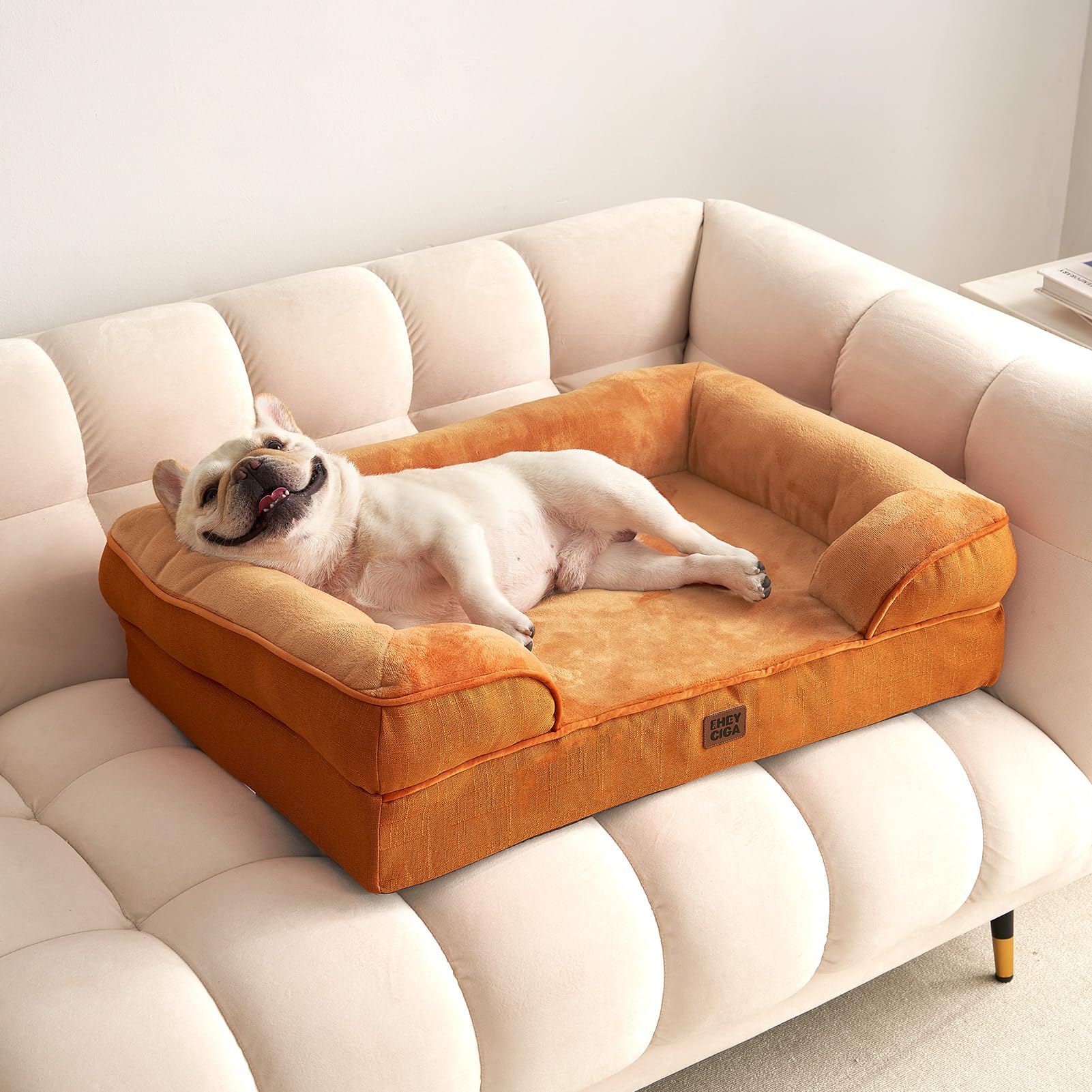 EHEYCIGA bed expands 24-48 hours after unpacking for full shape recovery.