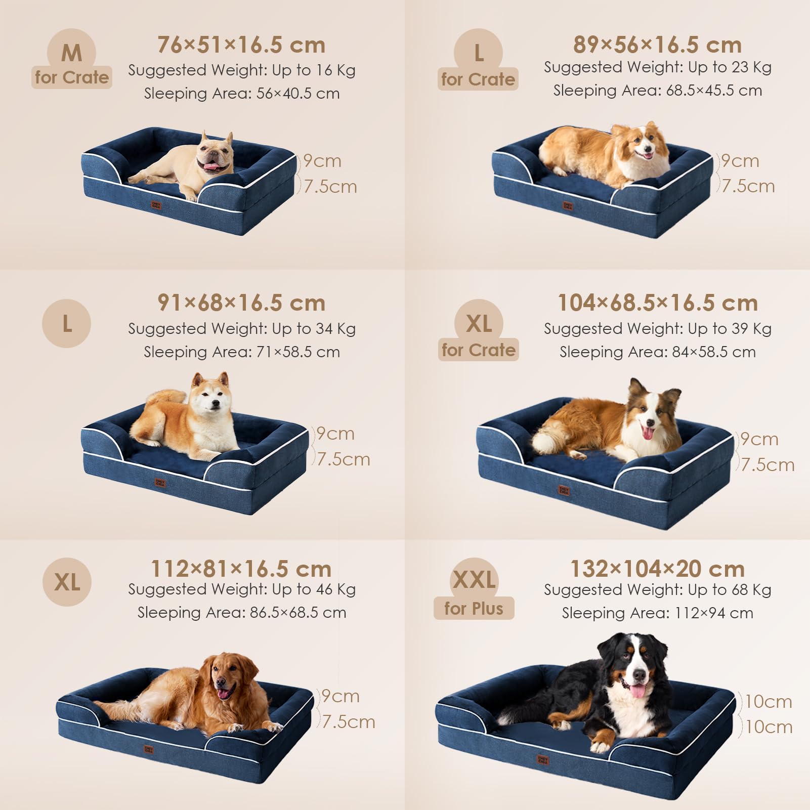 EHEYCIGA bed non-slip bottom keeps bed steady on floors.