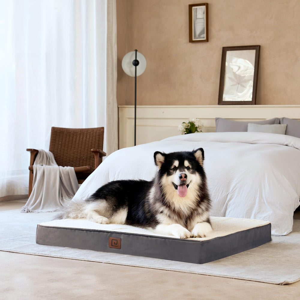 EHEYCIGA bed on floor demonstrates versatile placement for comfort.