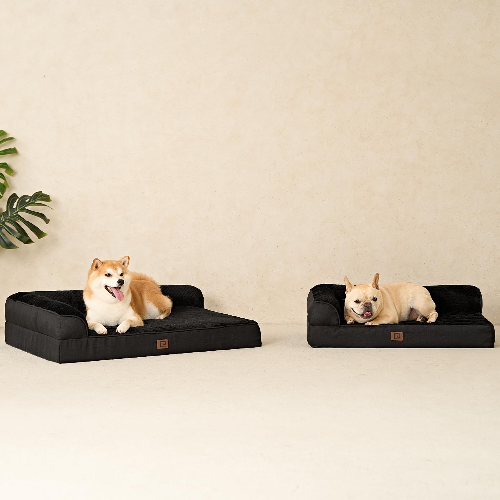 EHEYCIGA crate-ready large dog bed fits big dogs comfortably