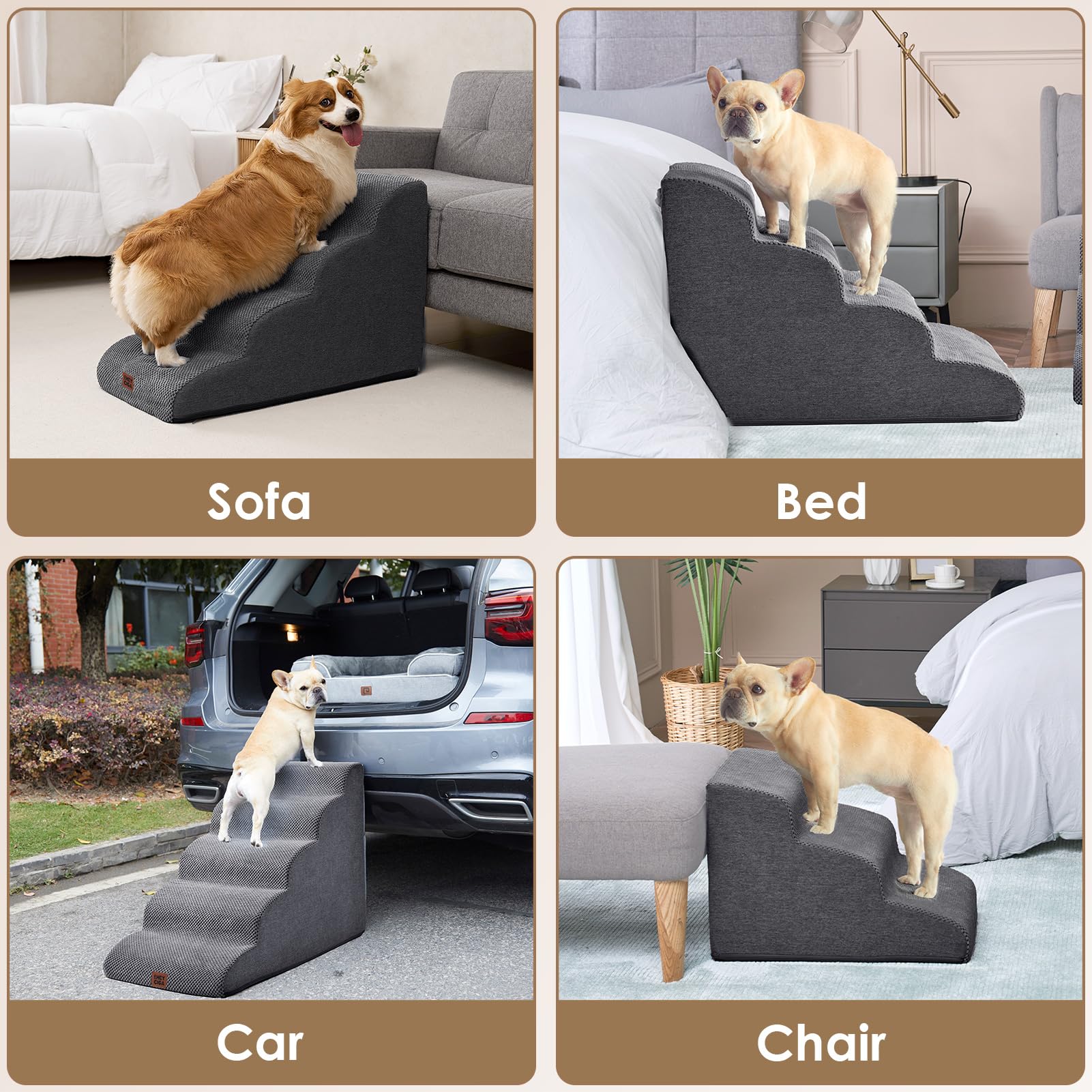 EHEYCIGA bed edge use keeps pets close and safe.