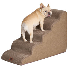 EHEYCIGA curved dog stairs edge bed 22-6h enabling stable access to high beds.