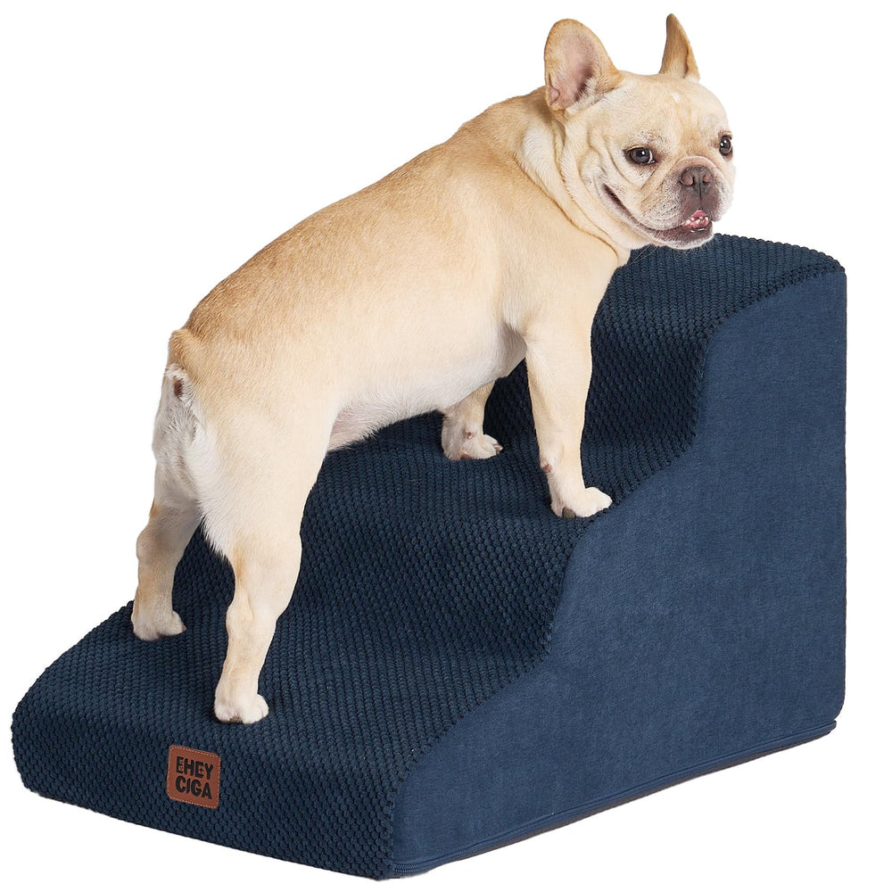 EHEYCIGA curved dog stairs edge design aids easy climbing.