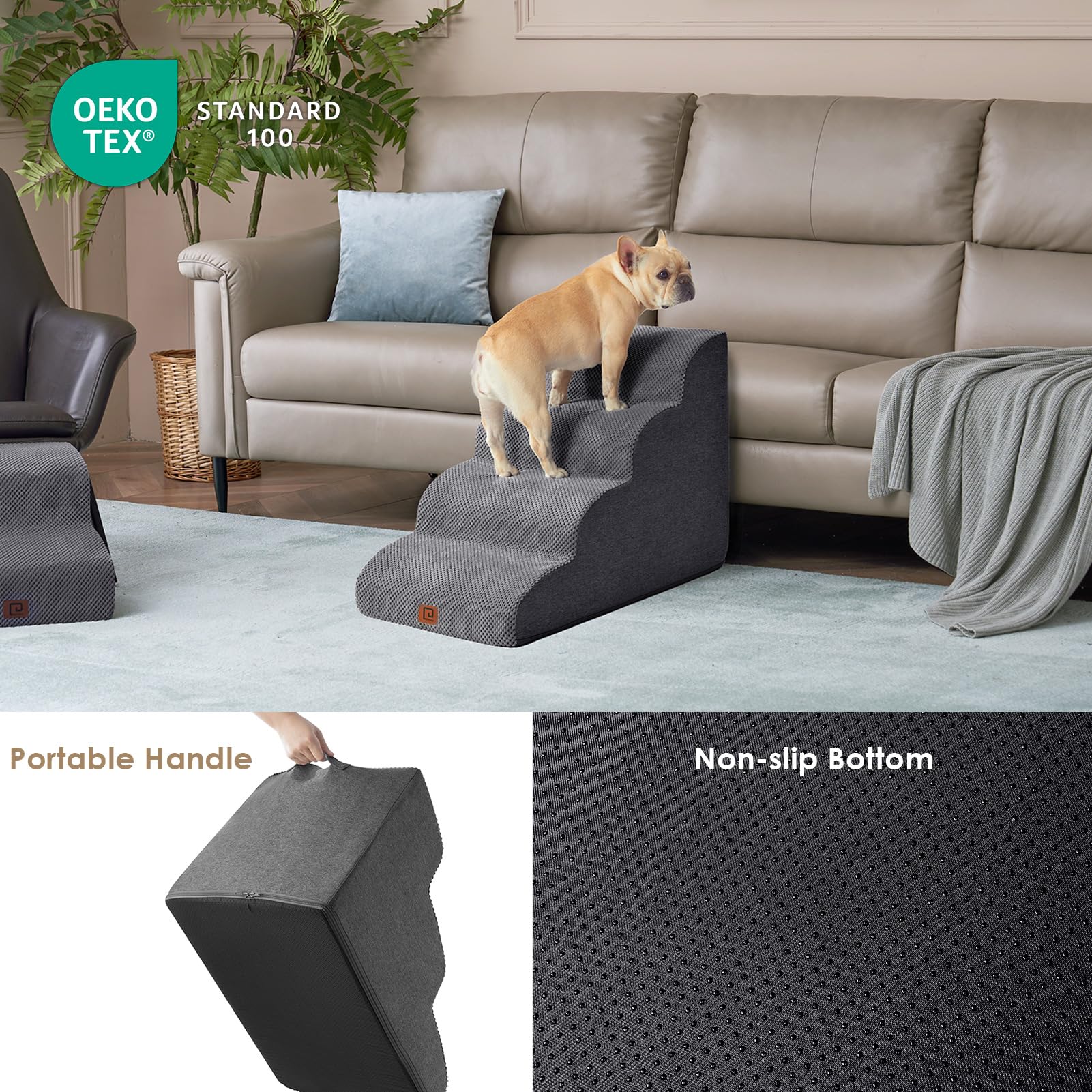EHEYCIGA bonded fleece cover feels soft and washable.