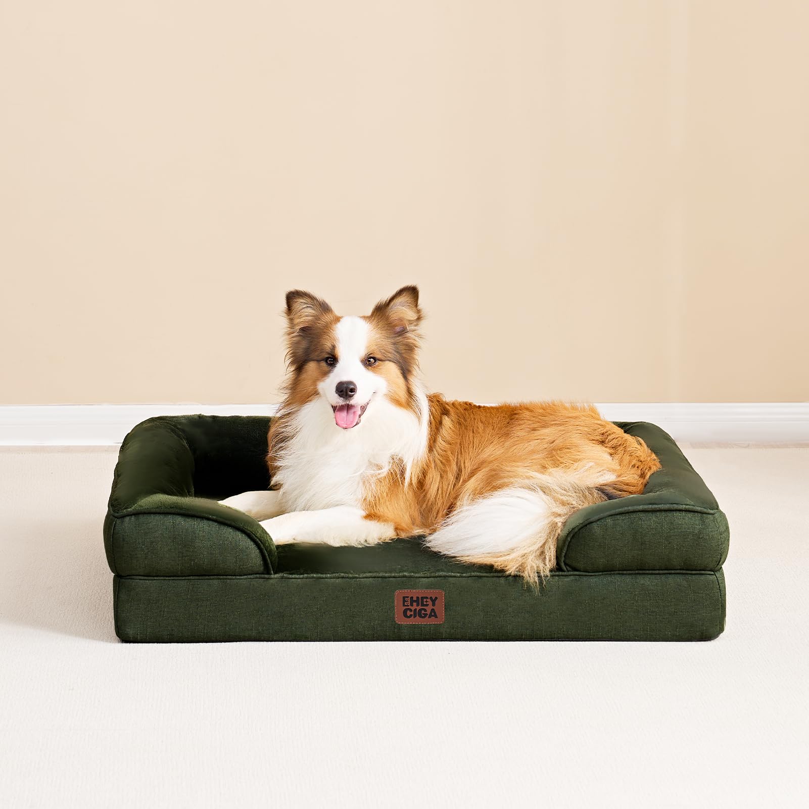 EHEYCIGA dark-green cover detail showcases durable fabric and style