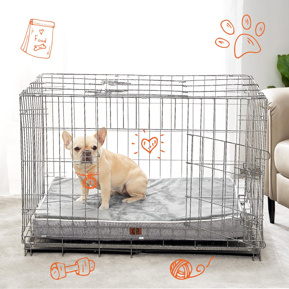 EHEYCIGA dog bed fits in cars for on-the-go comfort