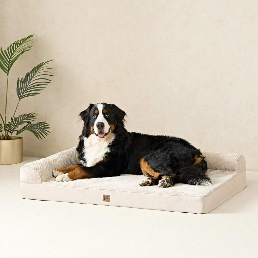 EHEYCIGA memory foam bed rebounds after unboxing