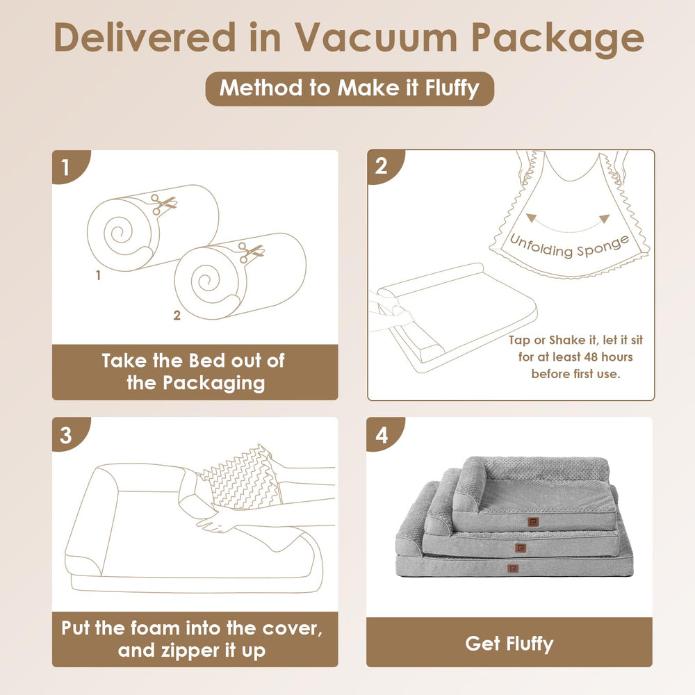 EHEYCIGA removable cover with zipper enables easy cleaning