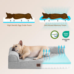 EHEYCIGA soft flannel sleeping surface invites cozy lounging