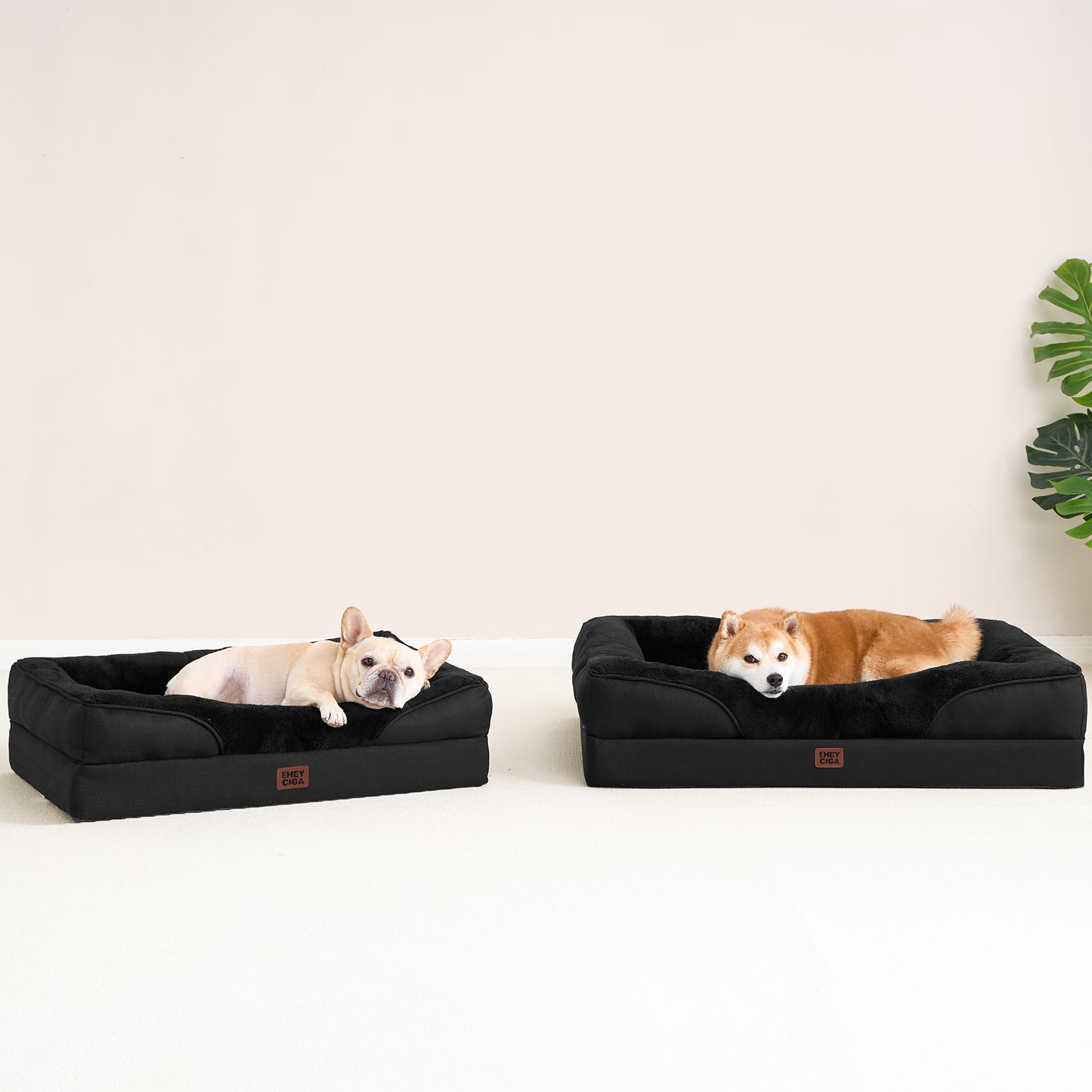 EHEYCIGA dog sleep corner creates a cozy nook.
