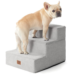 EHEYCIGA Dog Stairs 3-step on sofa for easy, safe climbs