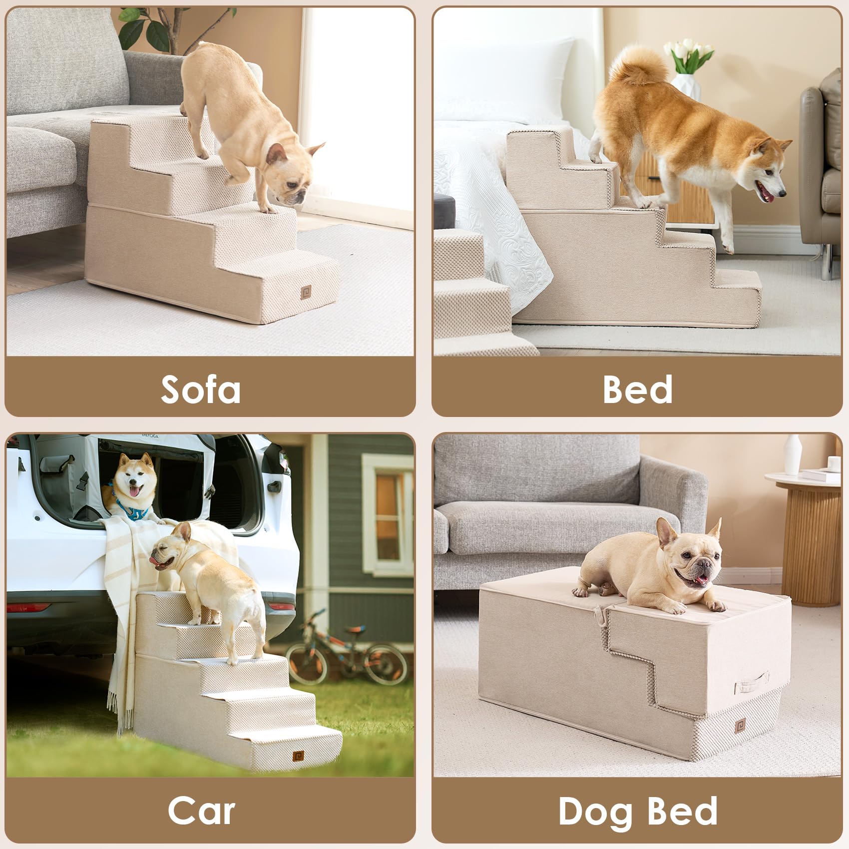 EHEYCIGA dog stairs suitable for both cats and dogs at home