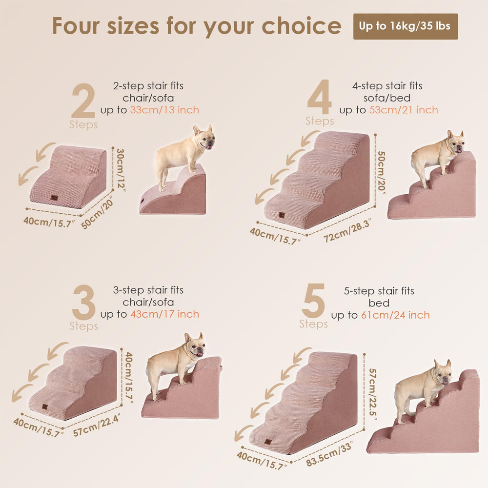EHEYCIGA non-slip balanced pet step indoor for stable use