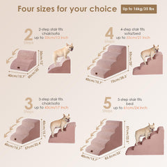 EHEYCIGA non-slip balanced pet step indoor for stable use