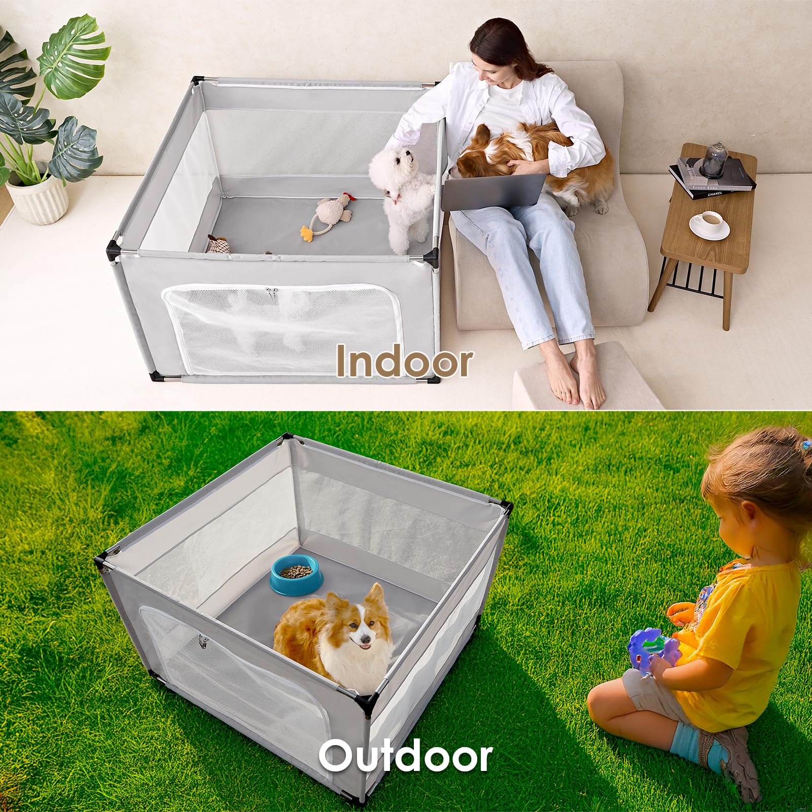 EHEYCIGA easy-assembly photo shows tool-free setup for quick playtime.