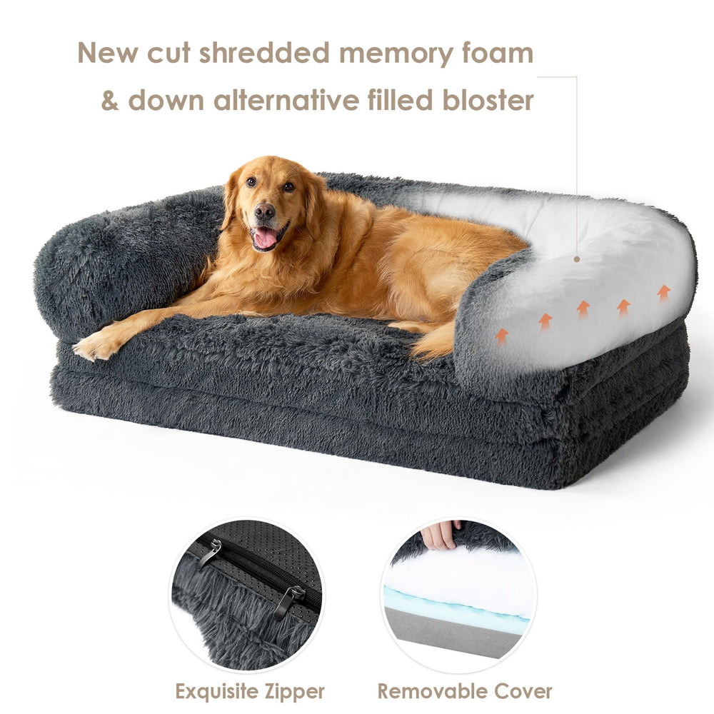 EHEYCIGA faux-fur-cover-material; plush warmth and durability.