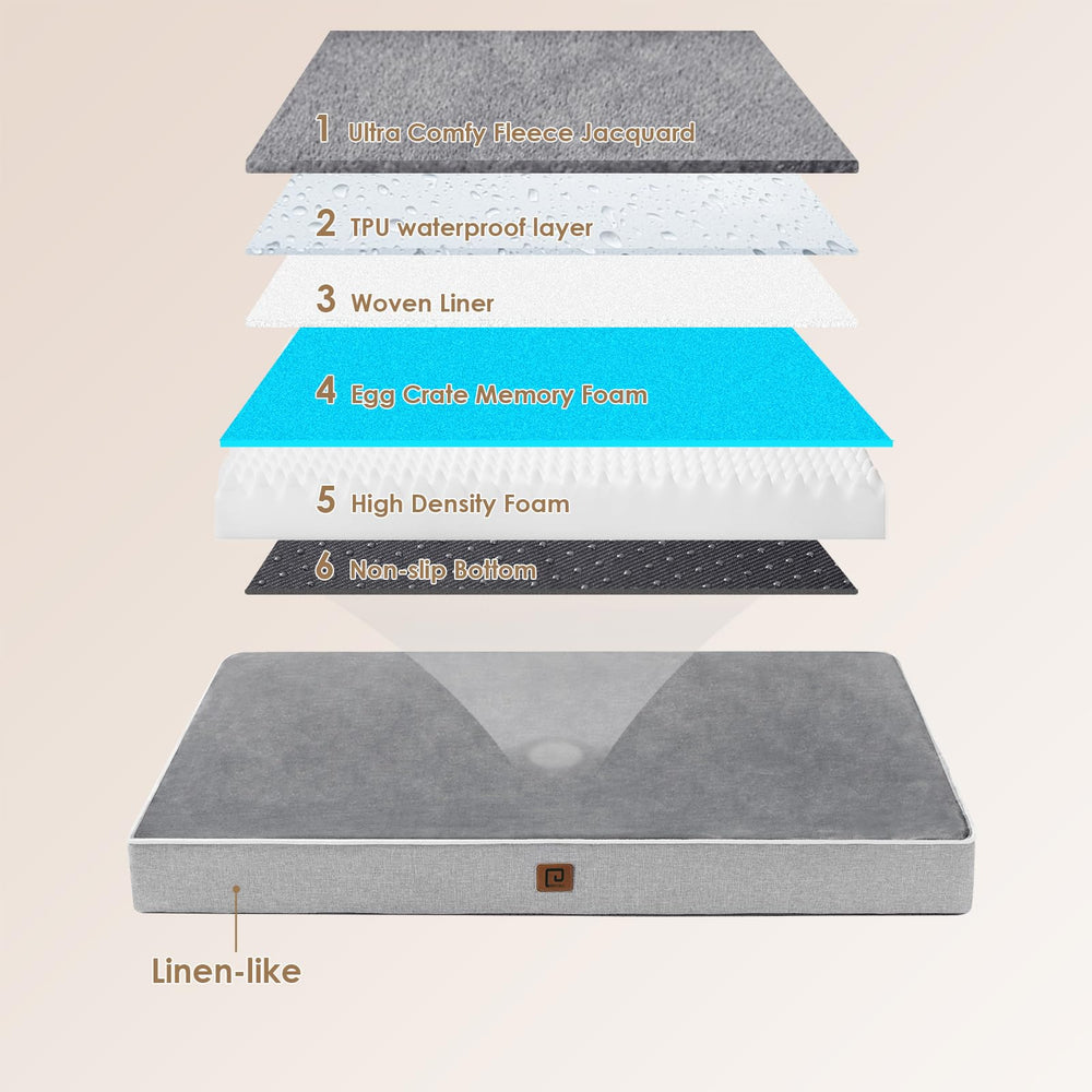 EHEYCIGA fleece-top surface provides soft, blanket-like comfort for cozy naps.