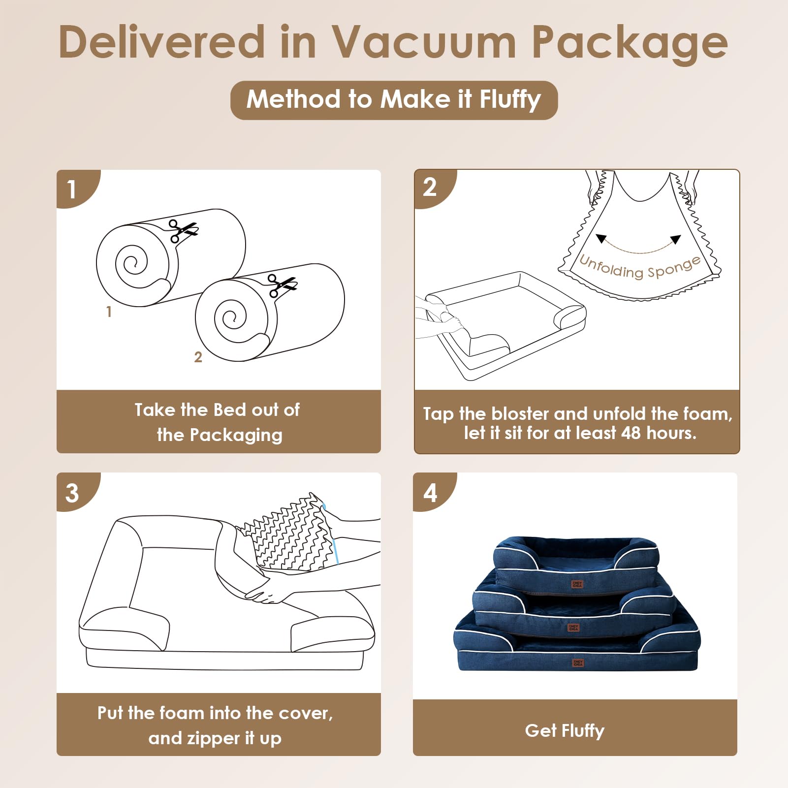 EHEYCIGA foam insert not washable, removable core for cleaning.