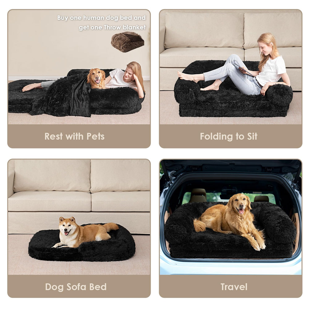 EHEYCIGA foldable bed stowed for easy storage when not in use.