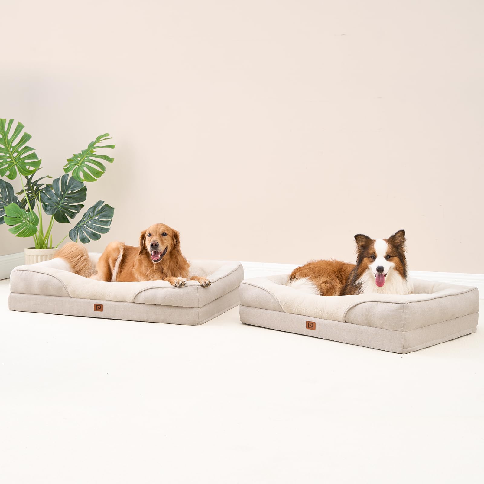 EHEYCIGA ready-to-use bed fully inflated for medium-size dogs.