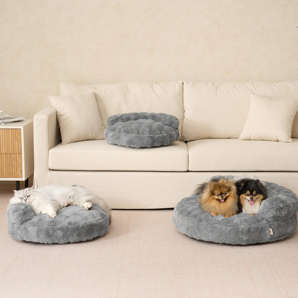 EHEYCIGA large dog bed 36-inch grey size reference for roomy comfort