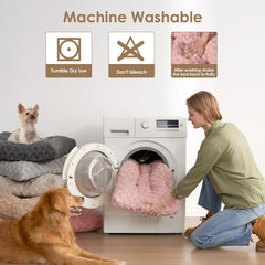 EHEYCIGA Large dog bed in crate demonstrates crate compatibility.