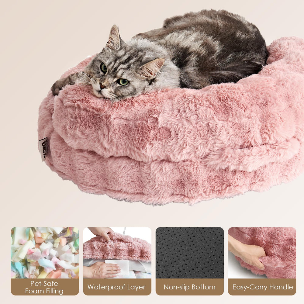 EHEYCIGA non-slip base keeps the bed steady on smooth floors
