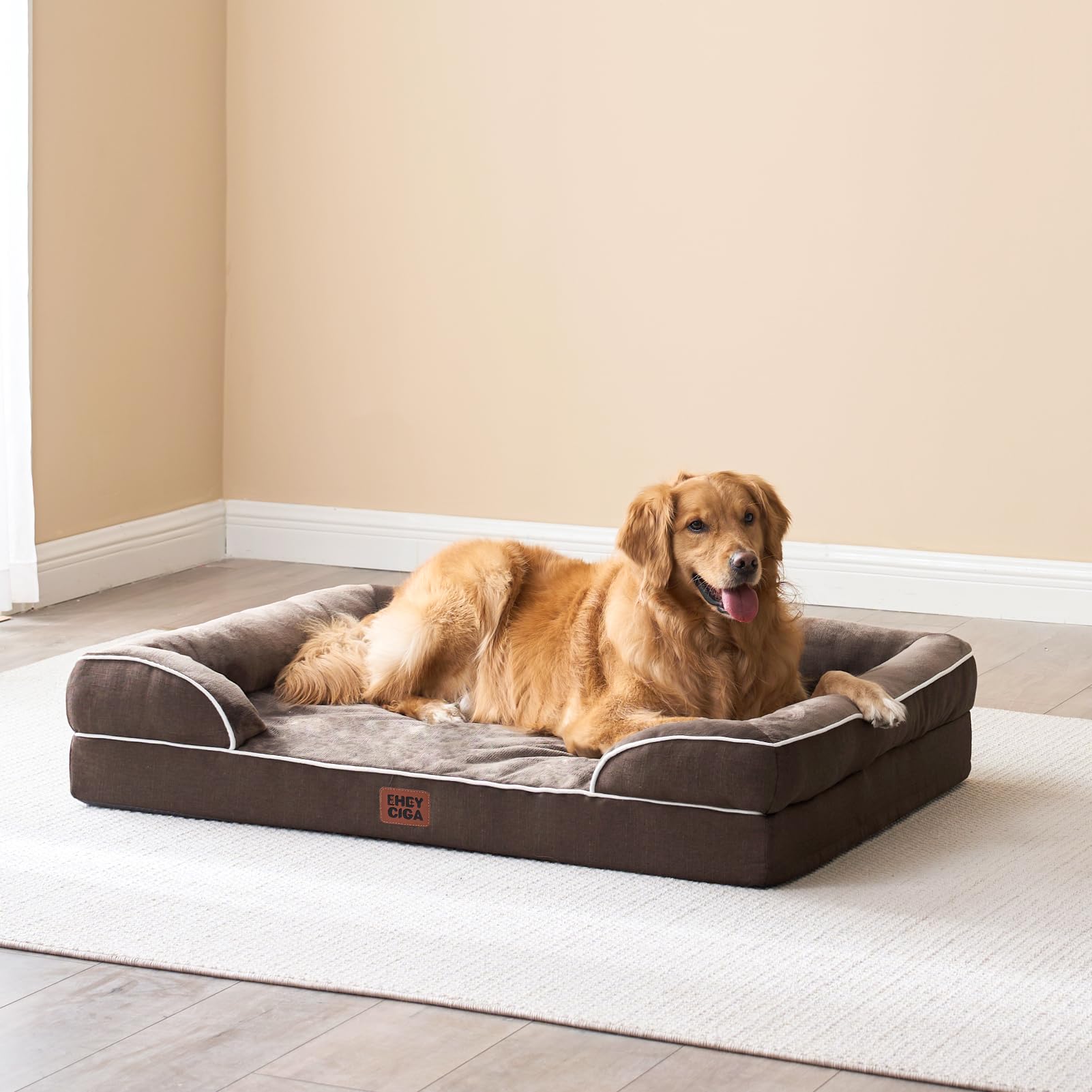 EHEYCIGA large dog bed available in multiple sizes for big breeds