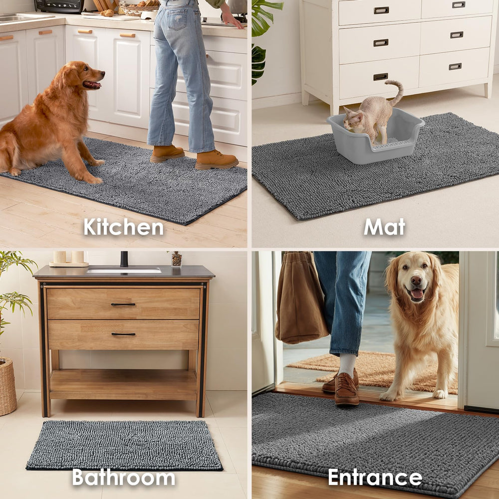 EHEYCIGA machine-washable mat cleans easily between uses.