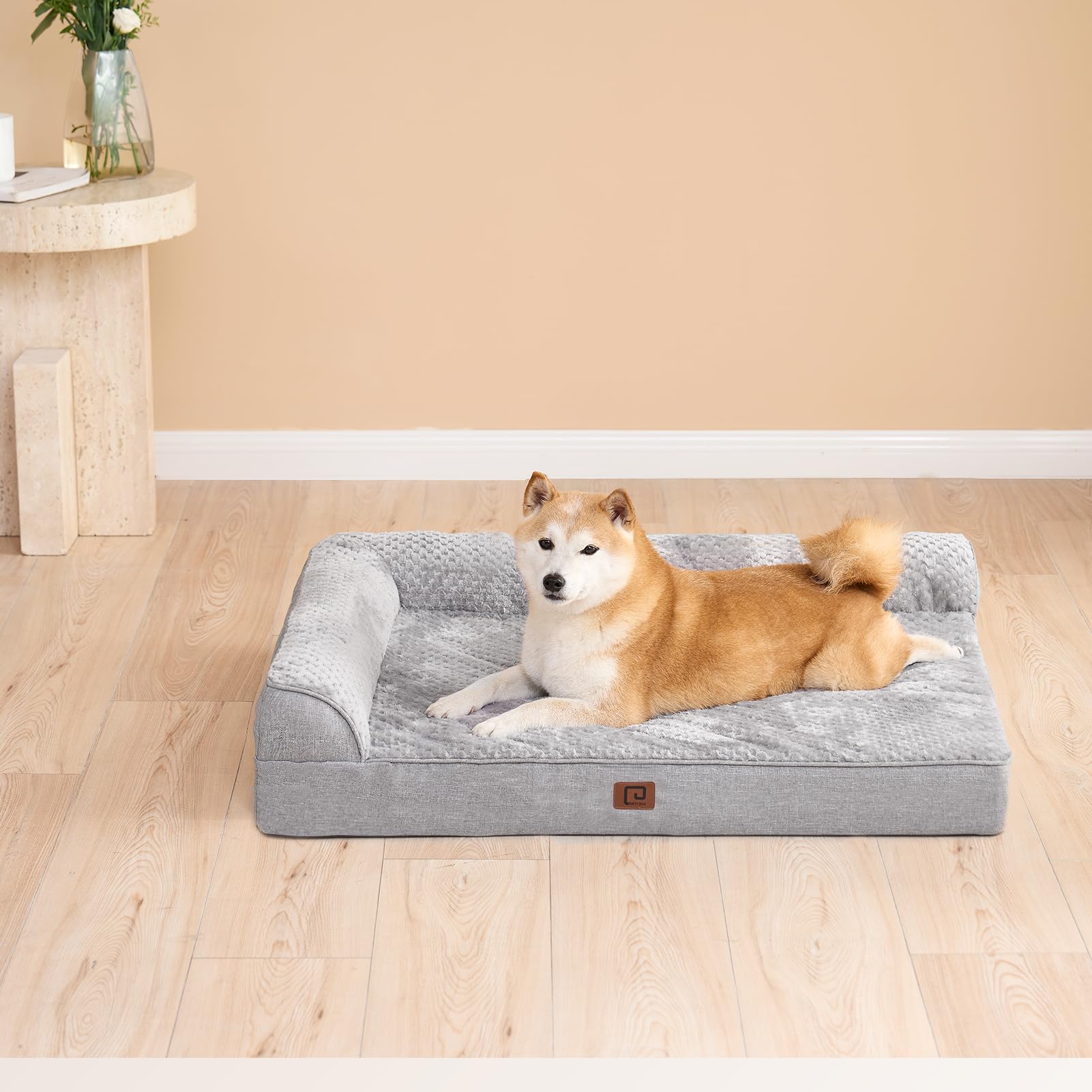 EHEYCIGA memory foam bed dimensions 36x27x6 inches for large dogs