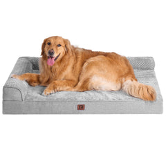 EHEYCIGA memory foam dog bed with egg crate top for cushioned joint support