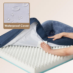 EHEYCIGA egg crate detail image underscores pressure-relief design for comfortable rest