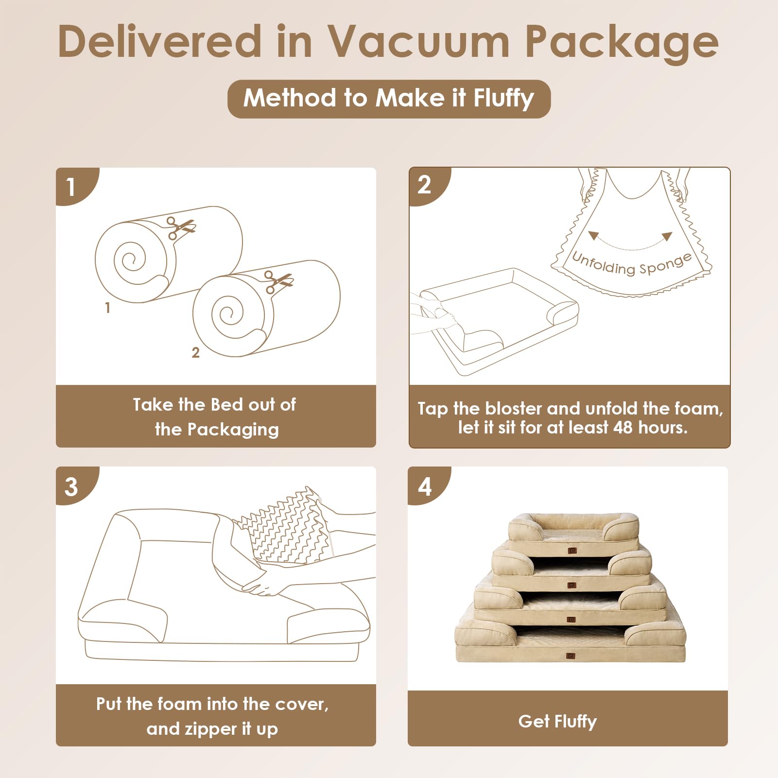 EHEYCIGA memory-foam egg-crate layer provides even pressure relief.