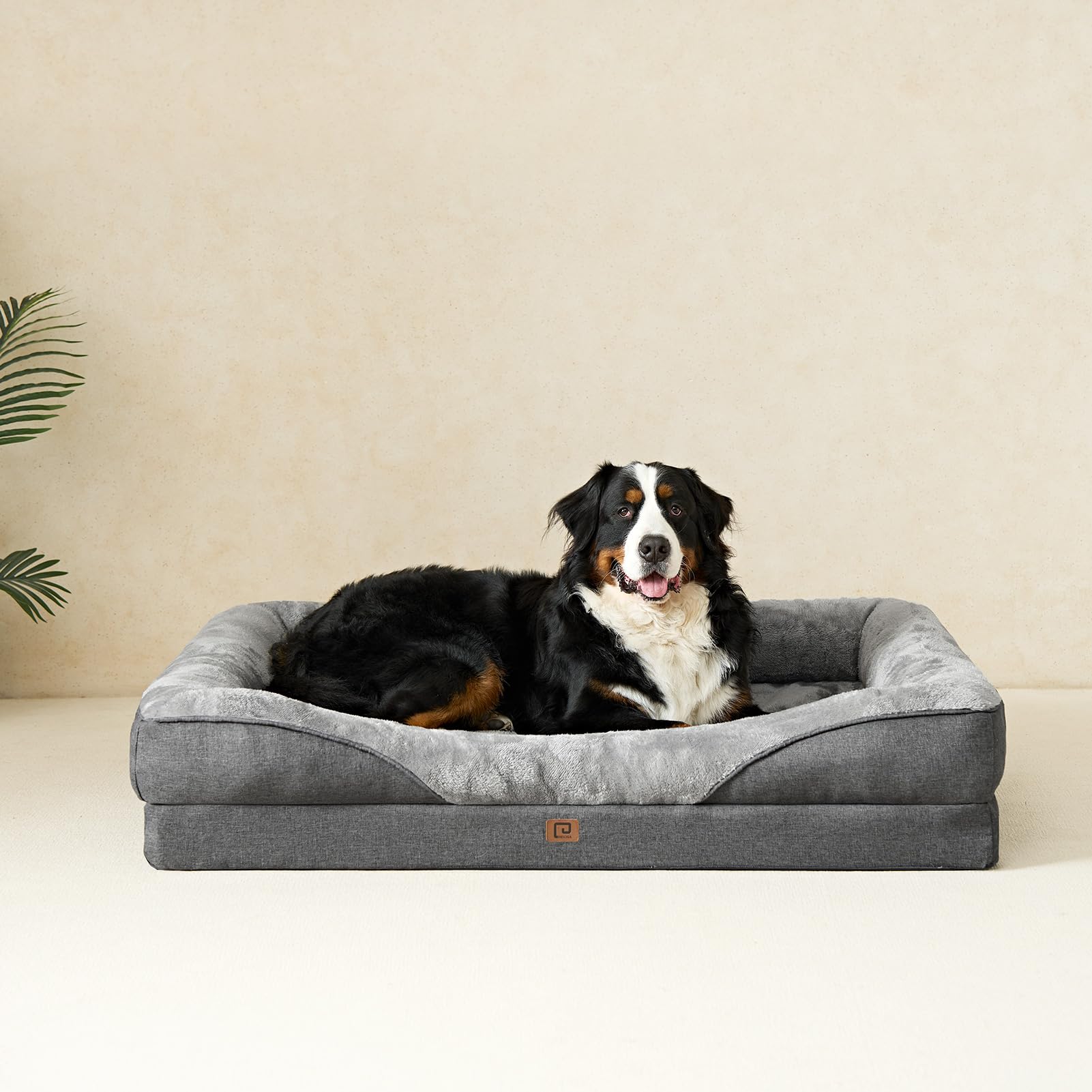 EHEYCYCIGA faux linen sides of the bed complement modern living spaces