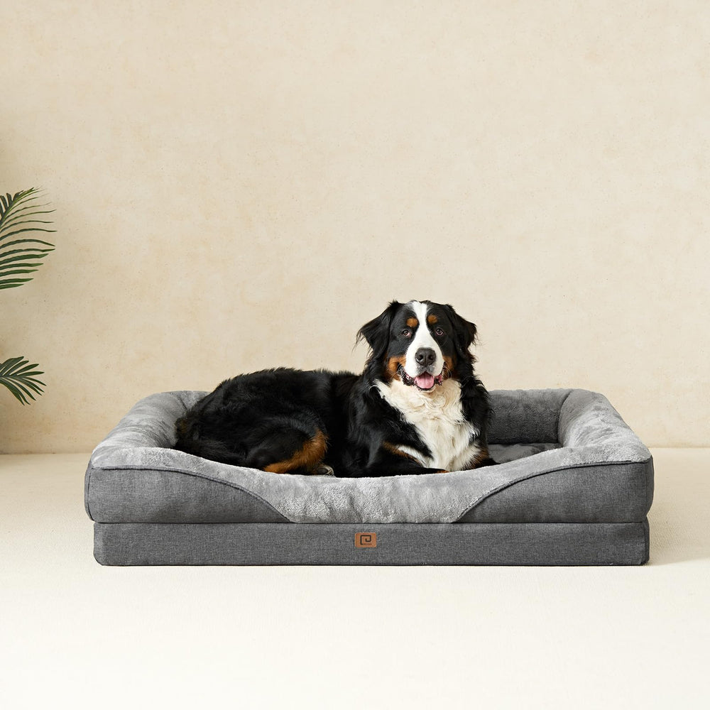 EHEYCYCIGA faux linen sides of the bed complement modern living spaces