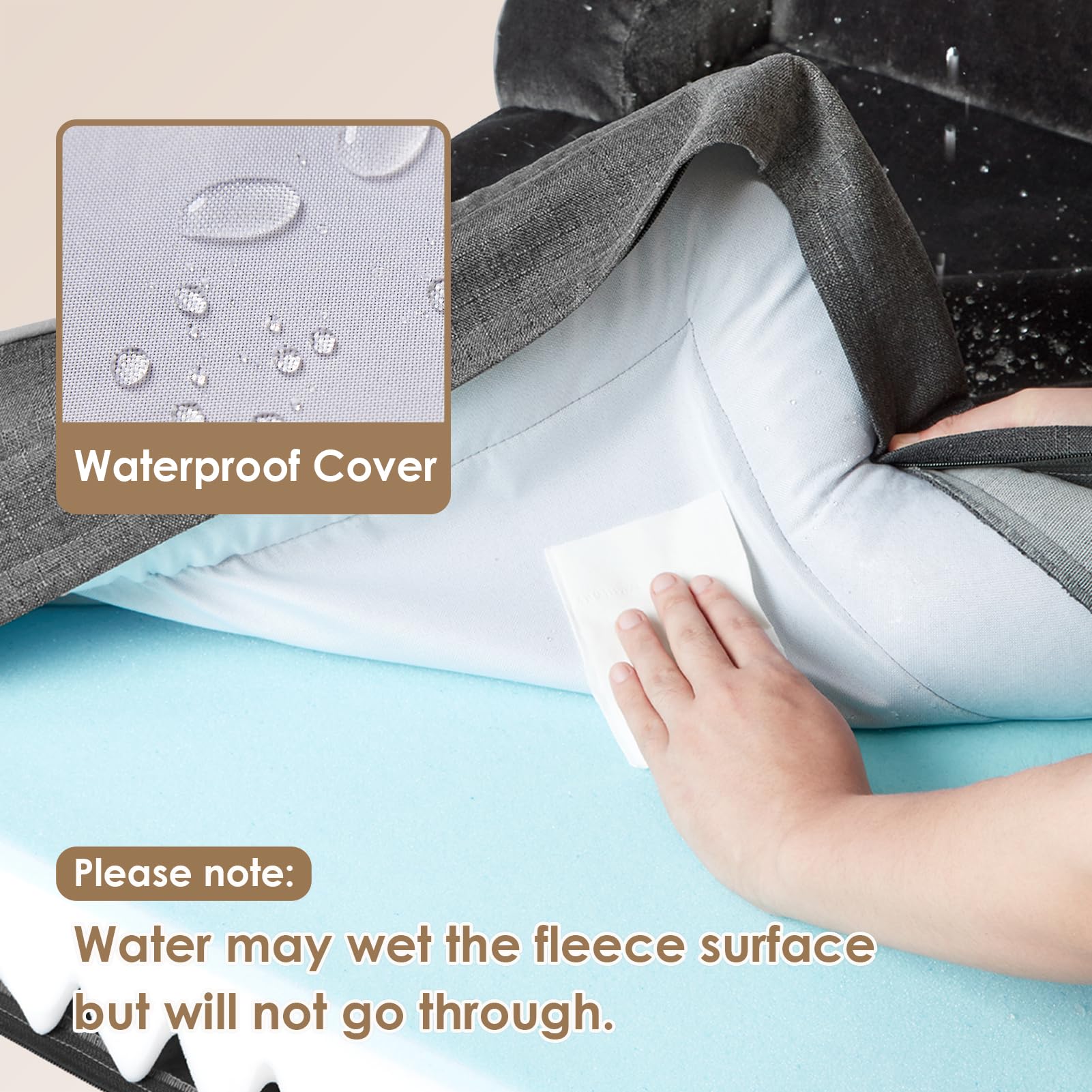 EHEYCIGA non-slip bottom detail illustrating stable placement during play