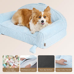 EHEYCIGA non-slip bottom keeps the bed securely in place on floors.