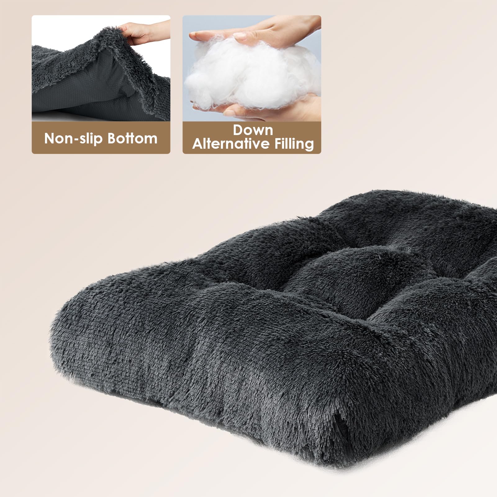 EHEYCIGA non-slip bottom keeps the bed steady on any floor