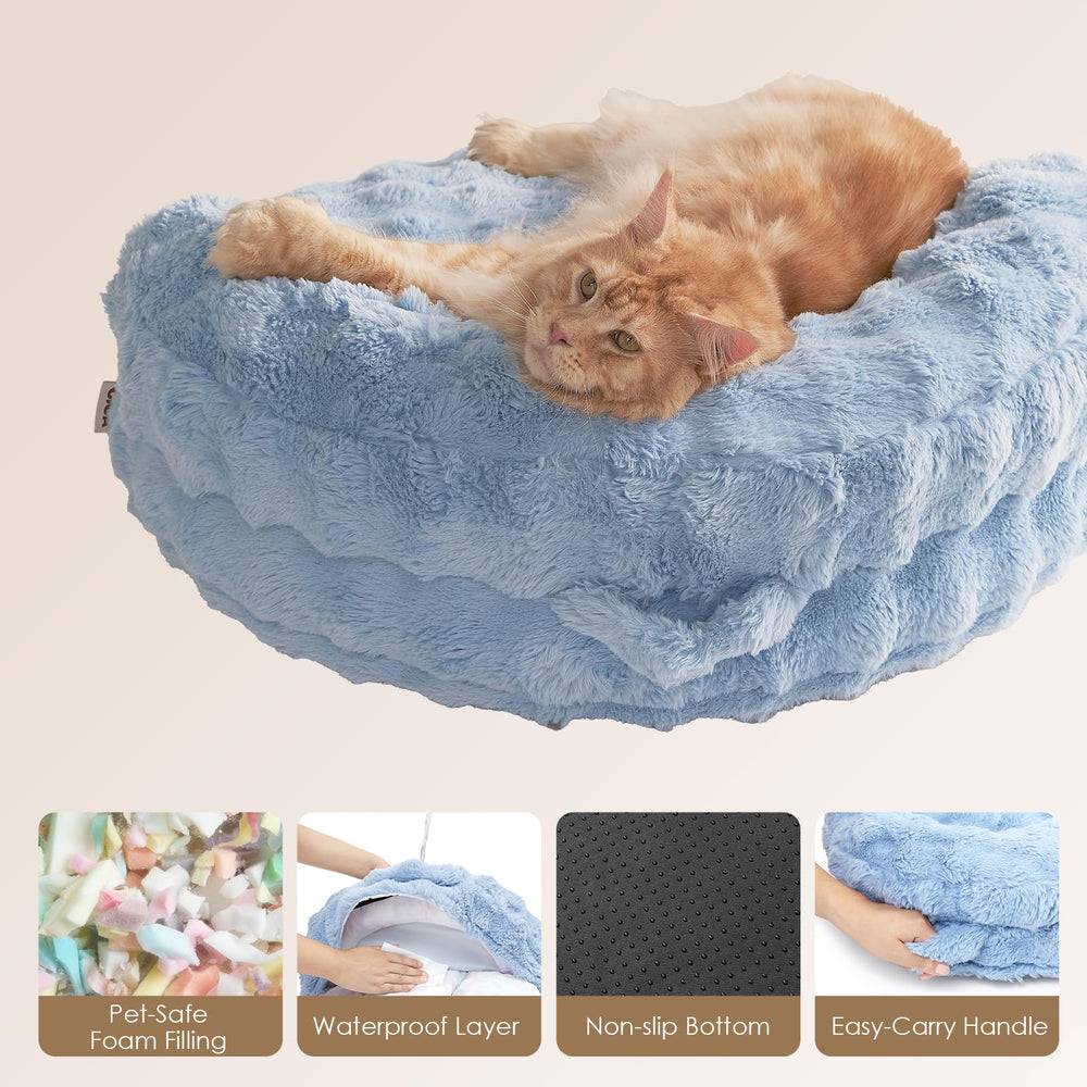 EHEYCIGA non-slip dotted base keeps bed stable on floors