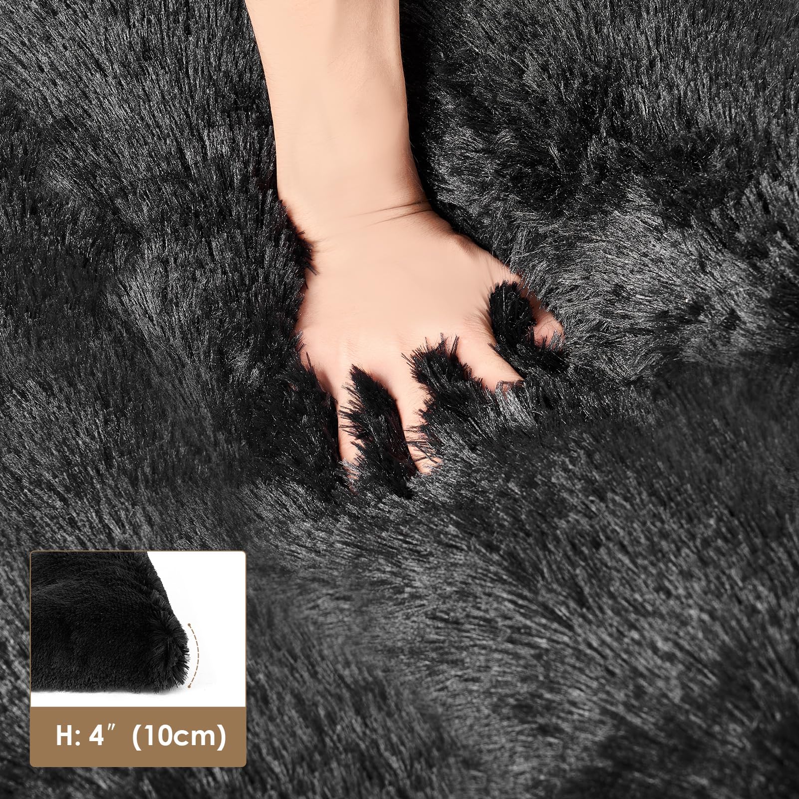 EHEYCIGA non-slip bottom design keeps bed in place.