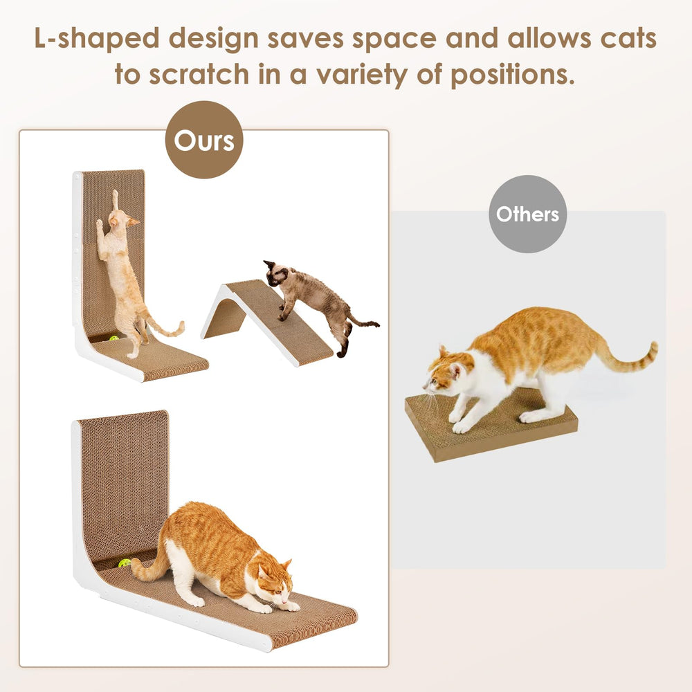 EHEYCIGA non-toxic corrugated-paper texture ensures safe scratching
