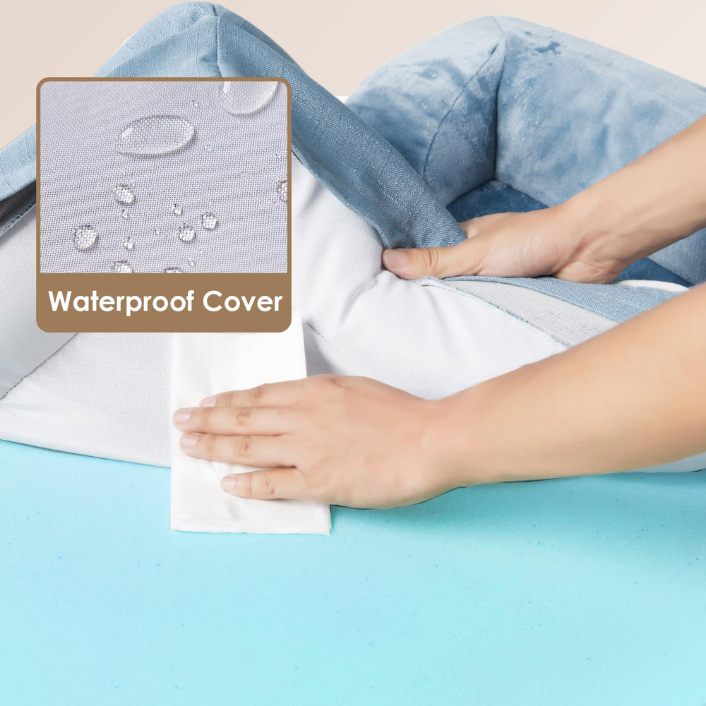 EHEYCIGA orthopedic bed egg-crate foam layer for pressure relief