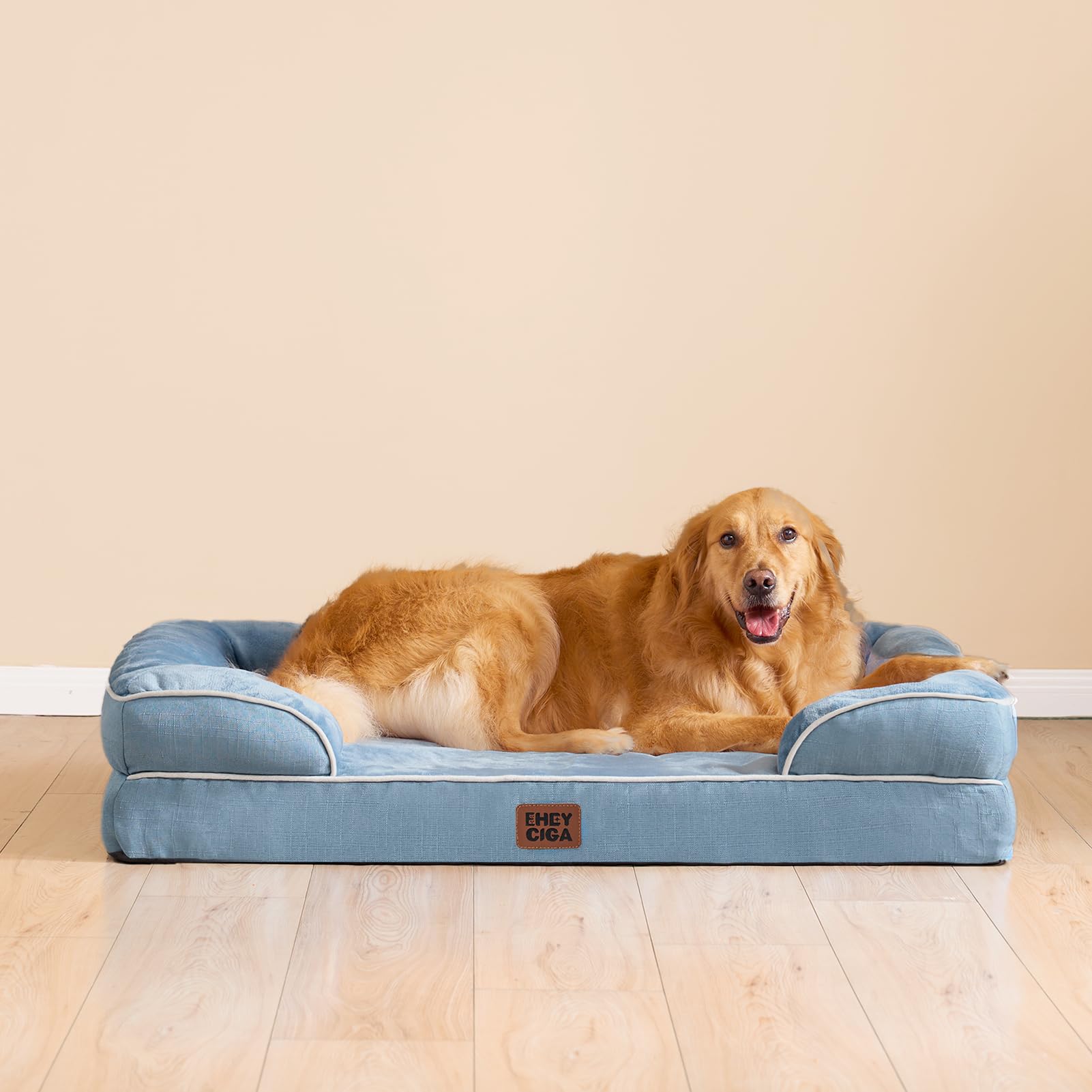EHEYCIGA orthopedic bed expands to full size after unpacking