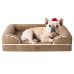 EHEYCIGA orthopedic bed memory foam close-up highlights joint-supporting comfort