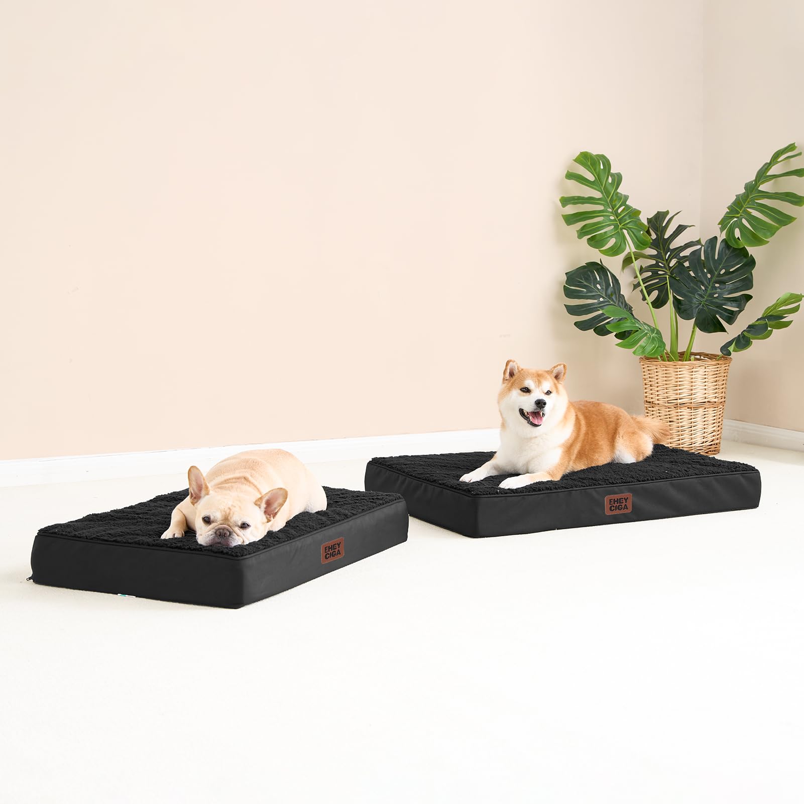 EHEYCIGA non-slip bottom keeps bed in place during movement.