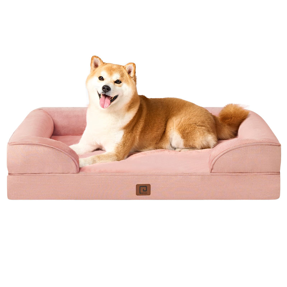 EHEYCIGA orthopedic dog bed with memory foam provides large-dog support.