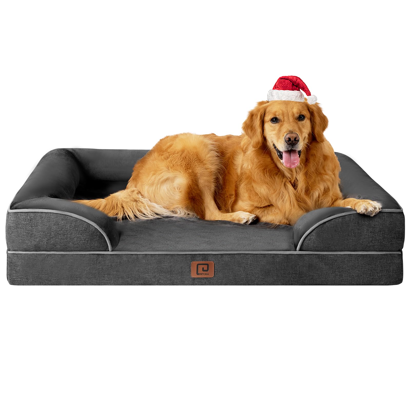 EHEYCIGA orthopedic bed memory foam closeup shows pressure-relief support