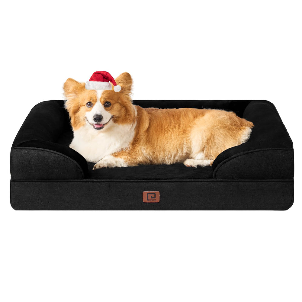 EHEYCIGA orthopedic-dog-bed memory foam image showing targeted joint support for large dogs